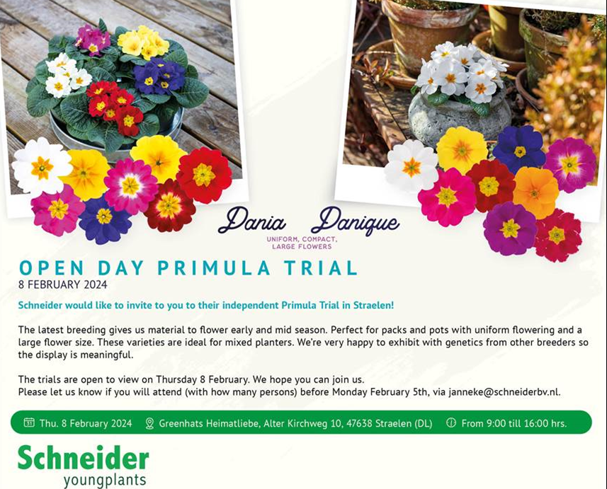 Open day Primula Trial